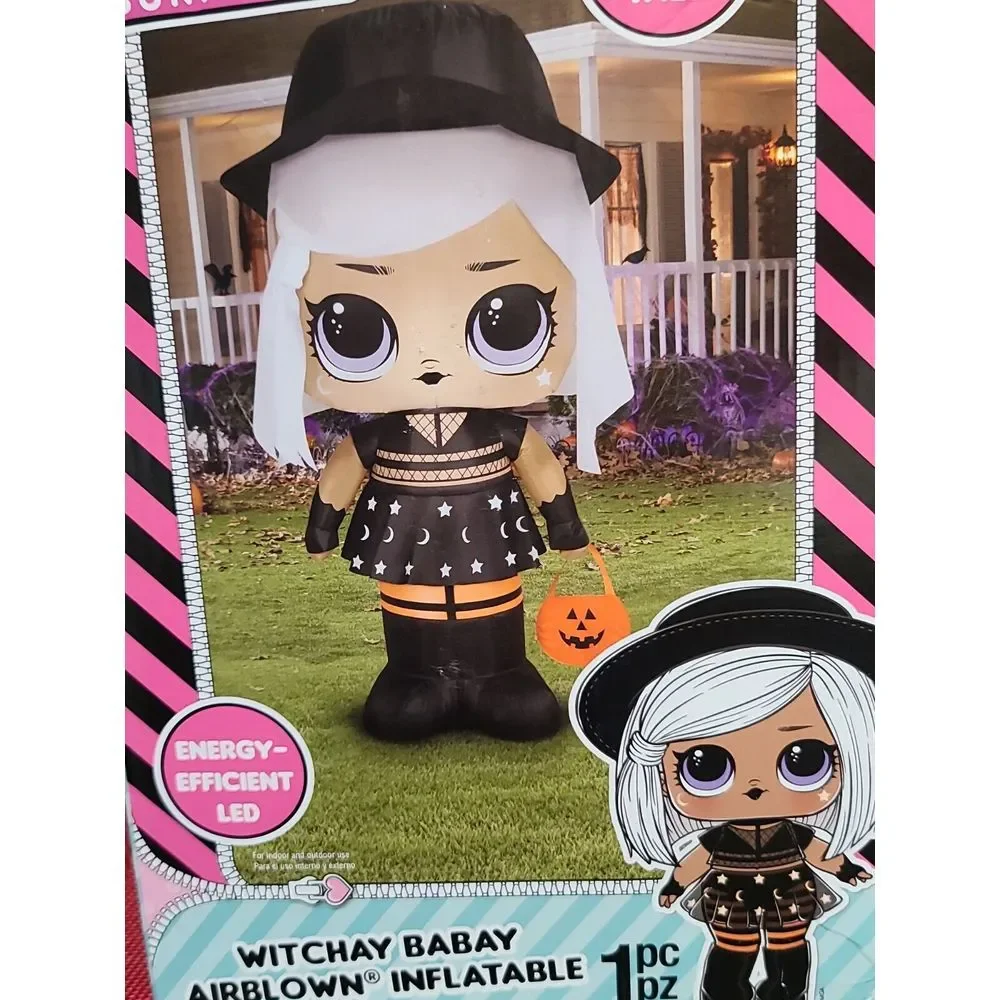 LOL Surprise WITCHAY‎ BABAY 5 Ft Outdoor Airblown Inflatables Witch Witchy